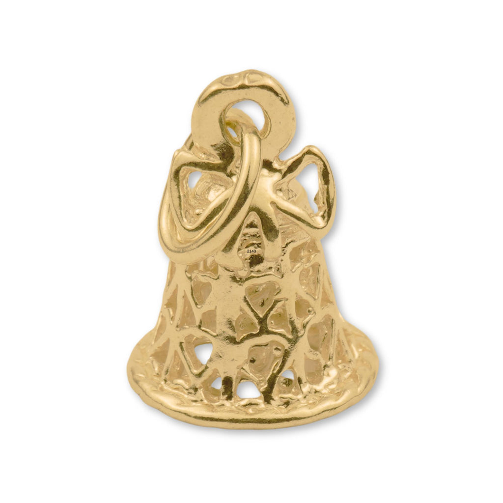 24ct Pure Gold - Christmas Holiday Bell Charm
