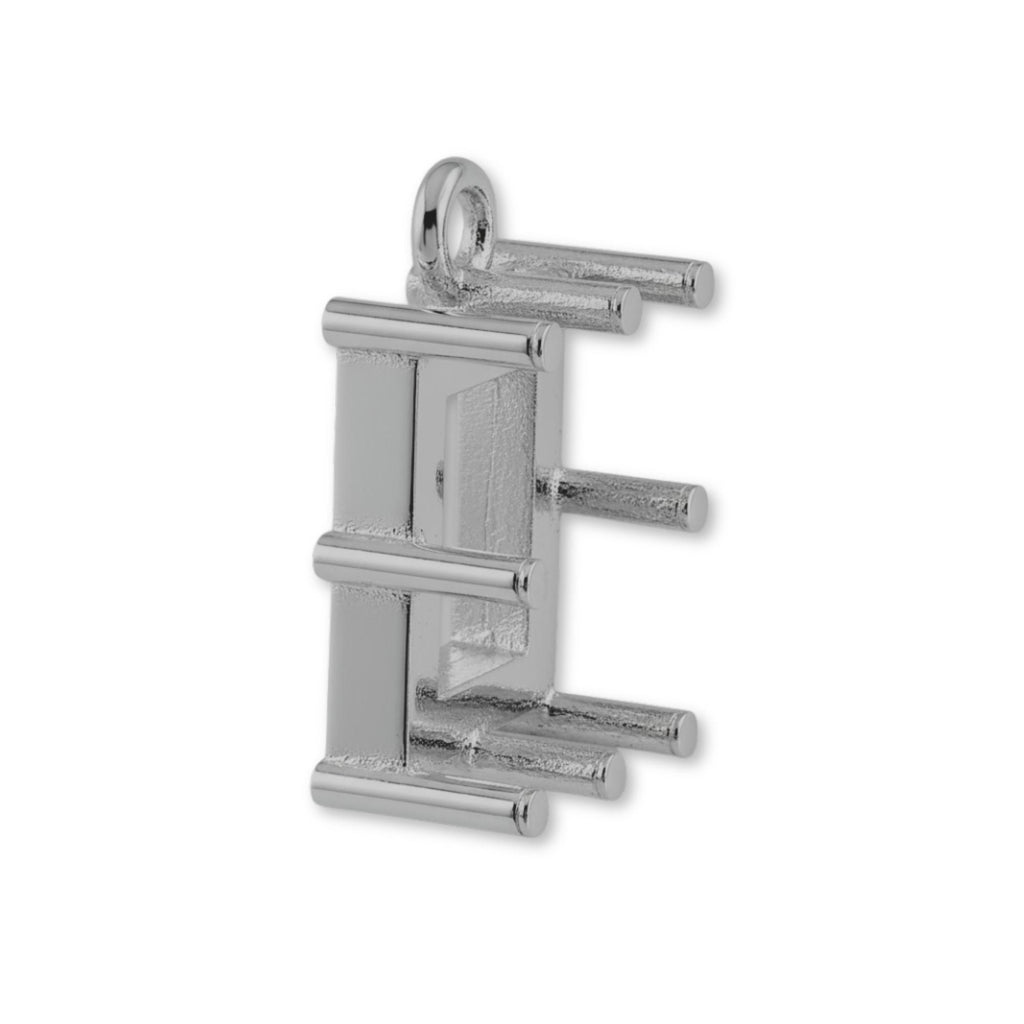 950 Platinum - Rectangle Prong Setting