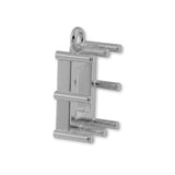 950 Platinum - Rectangle Prong Setting