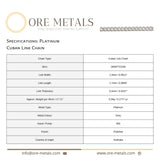 950 Platinum - Cuban Link - Necklace Chain