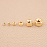 14ct Yellow Gold - Roundel Spacer Beads