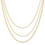 18ct Yellow Gold - Box - Chain Roll