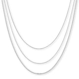 9ct White Gold - Box - Chain Extender