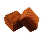 Orange Amber - Square Double Ring Box