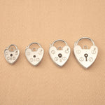 925 Sterling Silver - Cartier Style Padlock Clasp