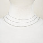 9ct White Gold - Belcher - Necklace Chain