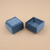 Sky Blue - Square Double Ring Box