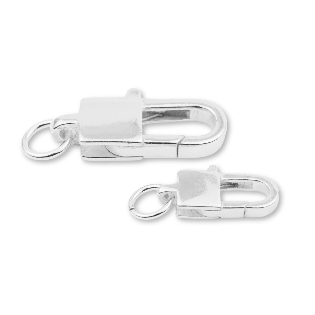 925 Sterling Silver - Parrot Padlock Clasp