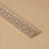 925 Sterling Silver - Pattern "F" - Embossed Strip