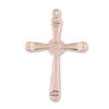 18ct Rose Gold - Paddle Crucifix Charm