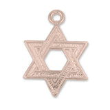 9ct Rose Gold - Heritage Star of David Charm