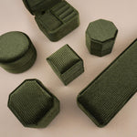 Olive Green - Octagon Earring Box