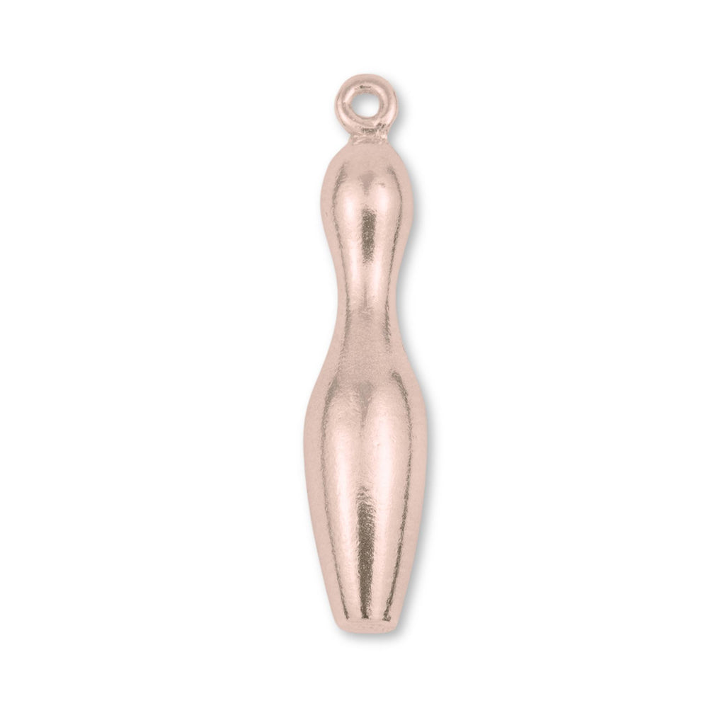 9ct Rose Gold - Bowling Pin Charm