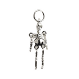 925er Sterlingsilber – Skelett-Charm