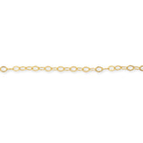 14ct Gold Filled - Bevelled Oval - Necklace Chain