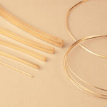 14ct Yellow Gold - Square Wire