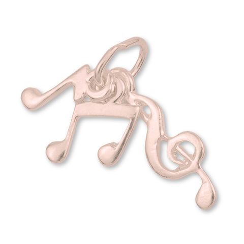 9ct Rose Gold - Musical Trio Charm