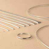 925 Sterling Silver - Half Round Wire