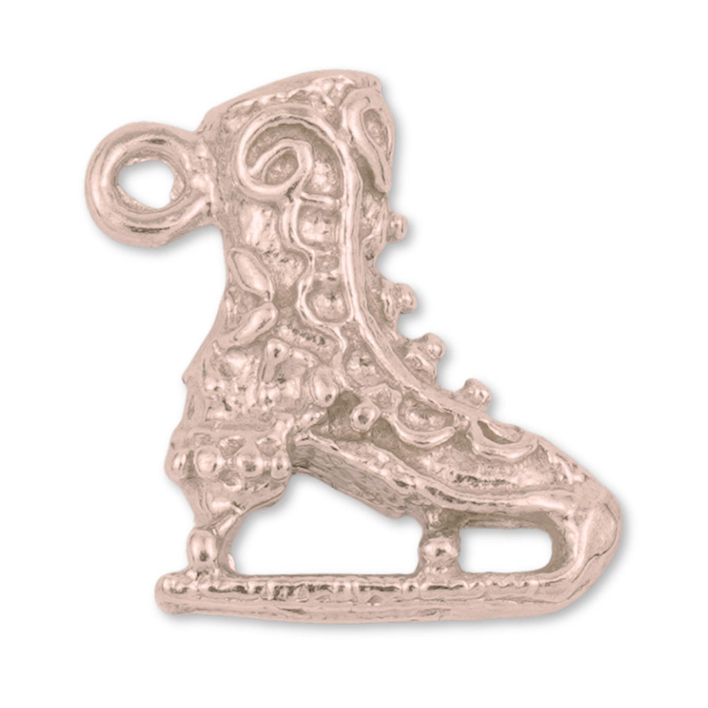 9ct Rose Gold - Snow Skate Boot Charm