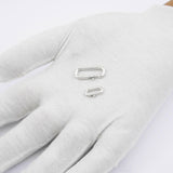 925 Sterling Silver - Paperclip Bolt Ring Clasps