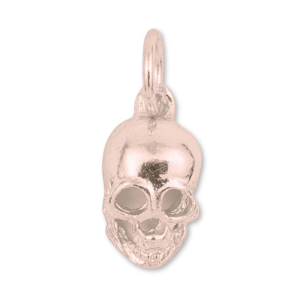18ct Rose Gold - Classic Skull Charm