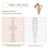 9ct Rose Gold - Amphora Jug Charm