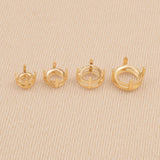 9ct Yellow Gold - Round Basket Setting