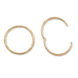 9ct Yellow Gold - Faceted Sleepers