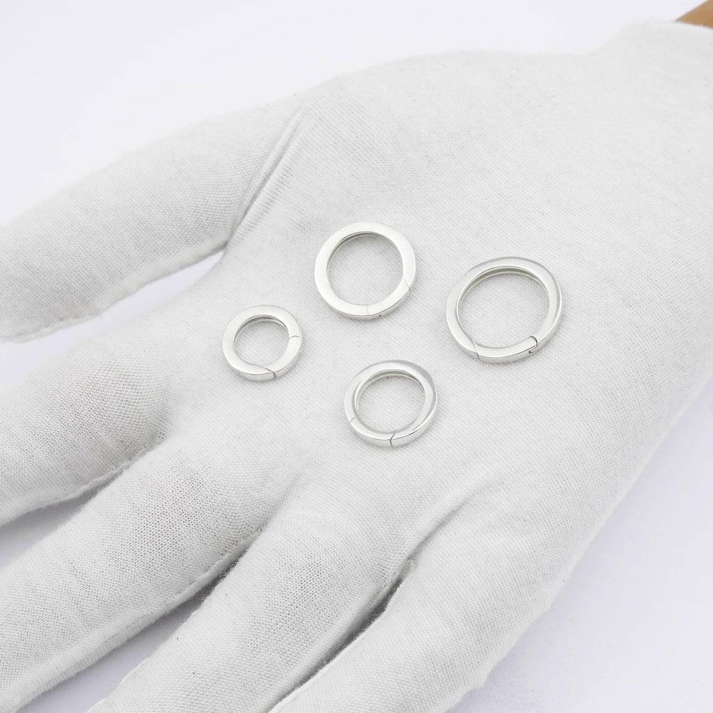 925 Sterling Silver - Regal Circle Clasp