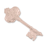 9ct Rose Gold - Baroque Filigree Key Charm