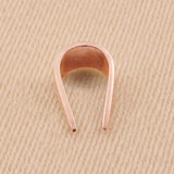 9ct Rose Gold - Pinch Bail