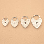 925 Sterling Silver - Engraved Padlock Clasp