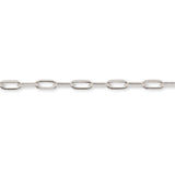 925 Sterling Silver - Diamond Cut Paperclip - Chain Roll