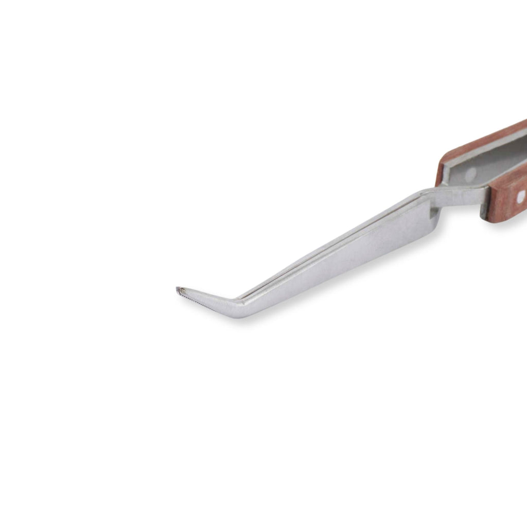 Curved Nose Self Locking Tweezers