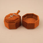 Orange Amber - Octagon Necklace Box