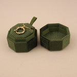 Olive Green - Octagon Necklace Box