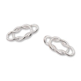 925 Sterling Silver - Reef Knot Connector Charm