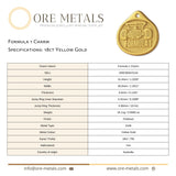 18ct Yellow Gold - Formula 1 Charm