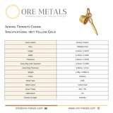 18ct Yellow Gold - Sewing Trinkets Charm