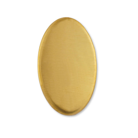 9kt gult guld - oval stämpling blank