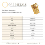 18ct Yellow Gold - Jack in the Box Charm
