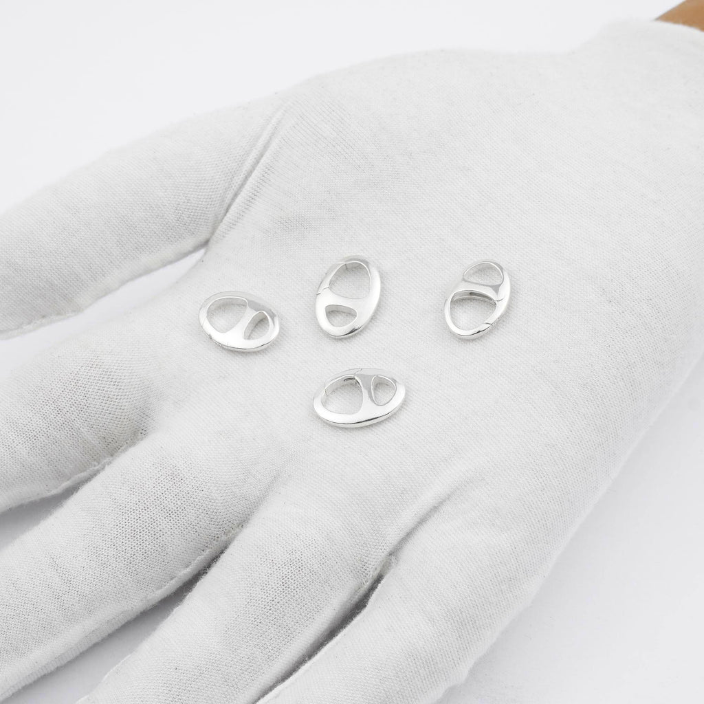 925 Sterling Silver - Anchor Button Clasp