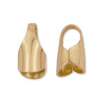 9ct Yellow Gold - Round End Cap