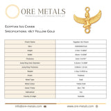 18ct Yellow Gold - Egyptian Isis Charm