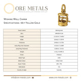 18ct Yellow Gold - Wishing Well Charm