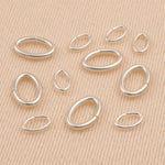 925 Sterling Silver - Open Oval Jump Rings