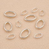 925 Sterling Silver - Open Oval Jump Rings