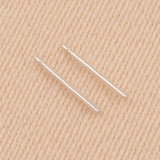 925 Sterling Silver - Single Notch Earring Posts