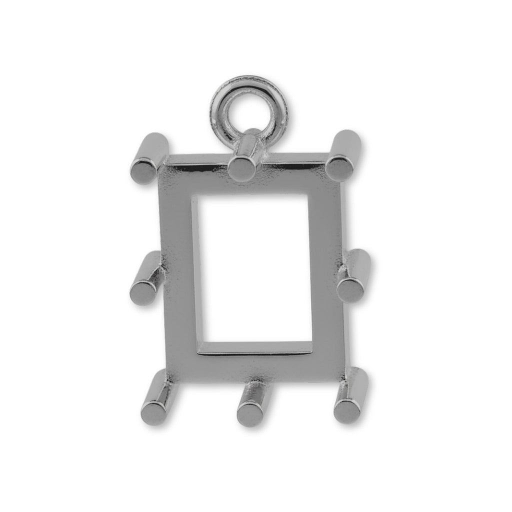 950 Platinum - Rectangle Prong Setting