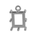 950 Platinum - Rectangle Prong Setting